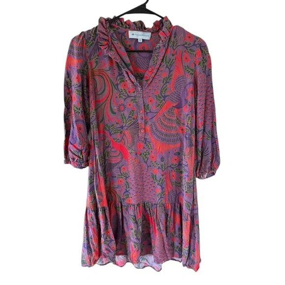 Tuckernuck Peacock Gwyneth Bamboo Shirt Dress - Picture 2 of 8